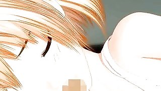 Angelic blonde hentai..